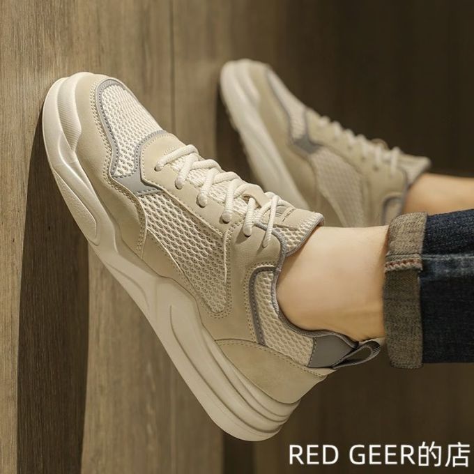 低帮 系带 网面 