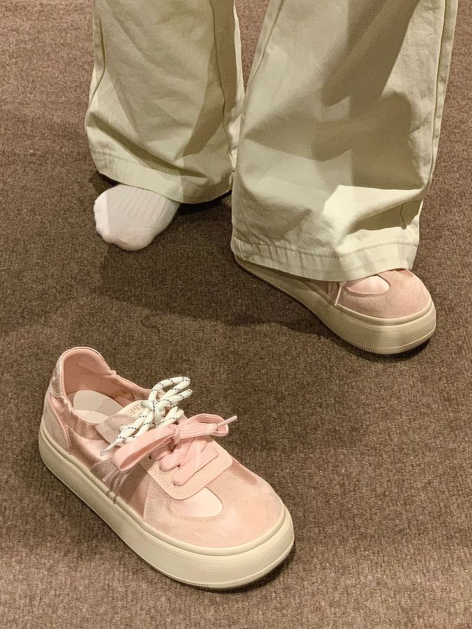 低帮 系带 魔术贴 皮革