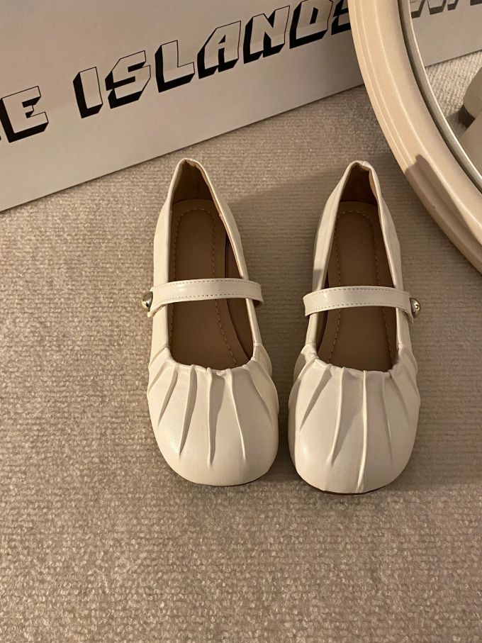 异形头-分趾 中口鞋 皮革 
