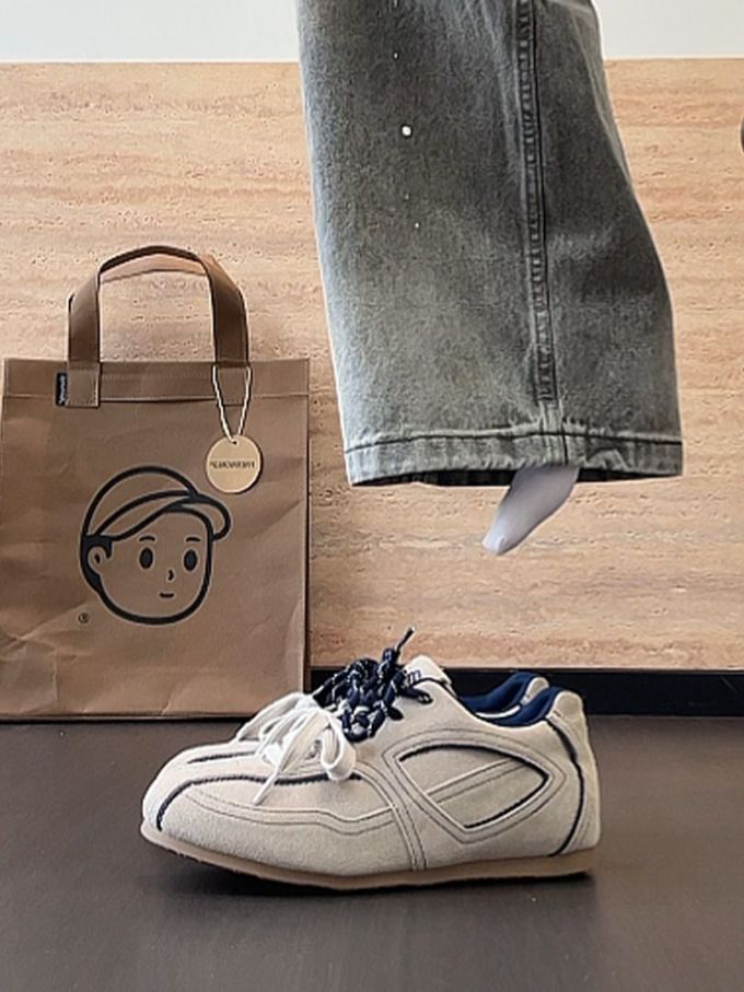 低帮 系带 皮革