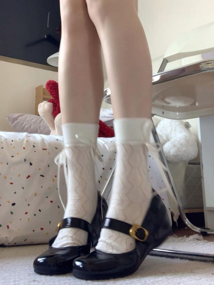圆头 中口鞋 皮革