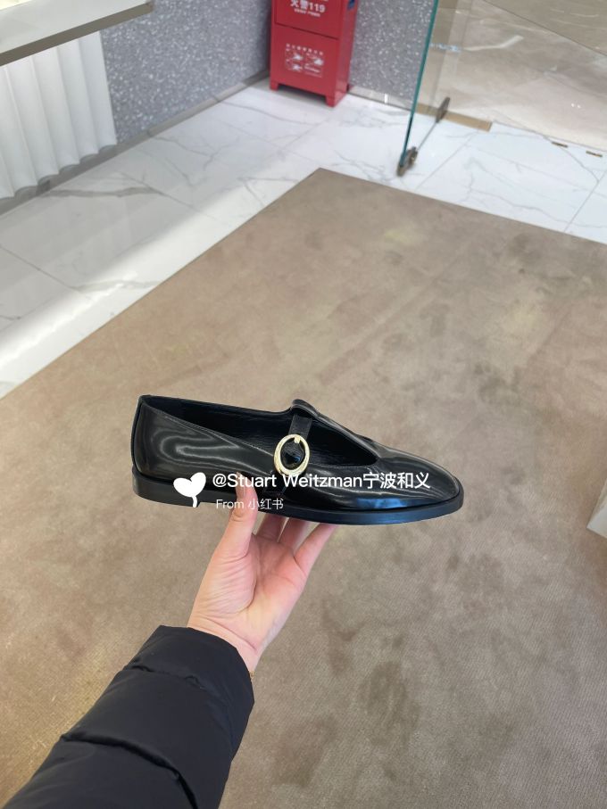 平底 中口鞋 皮革 