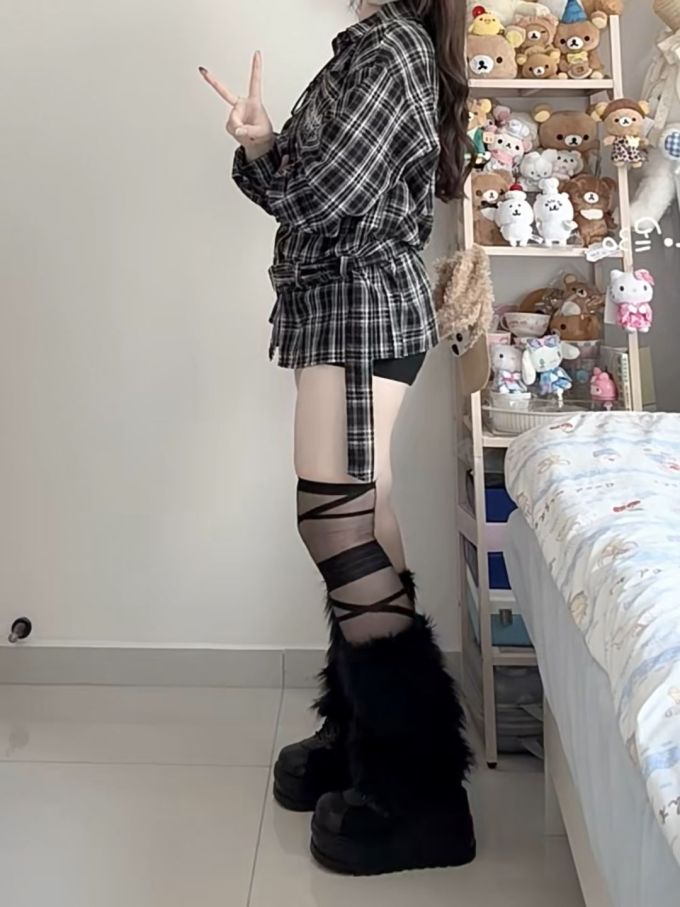 圆头 绒毛/绒面