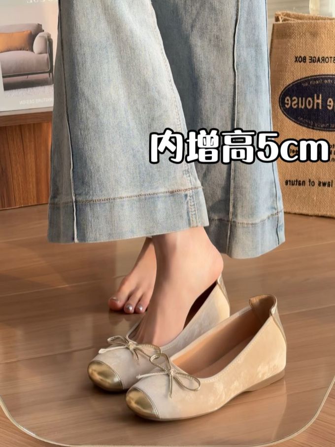 圆头 低帮 浅口鞋 皮革