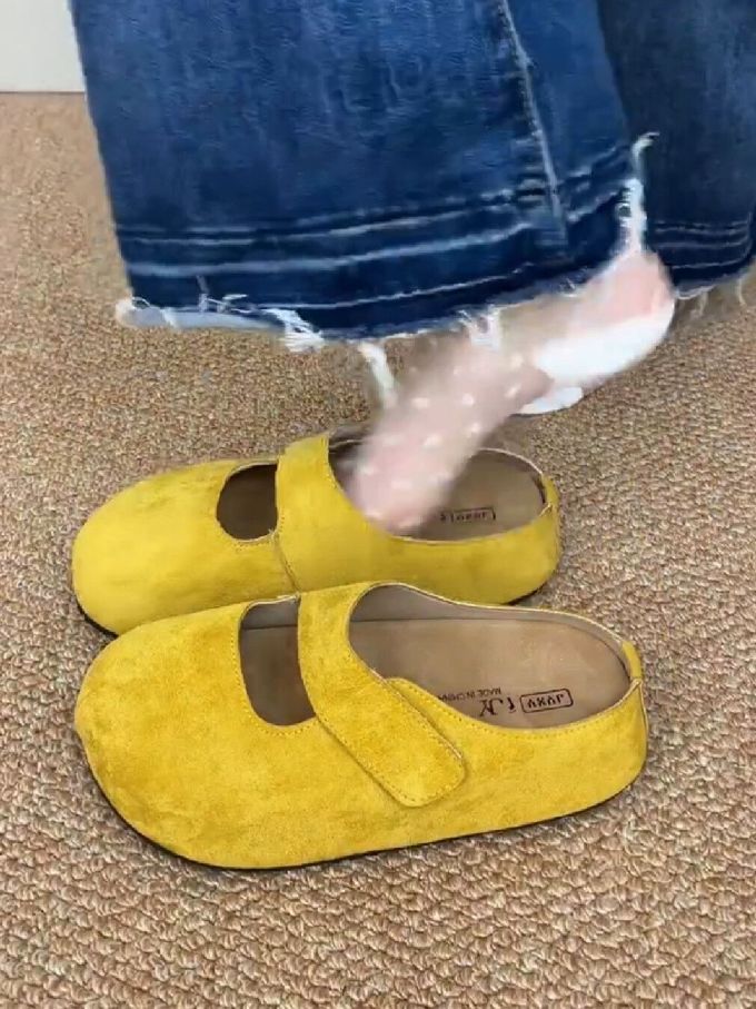 圆头 无帮 袢扣 皮革