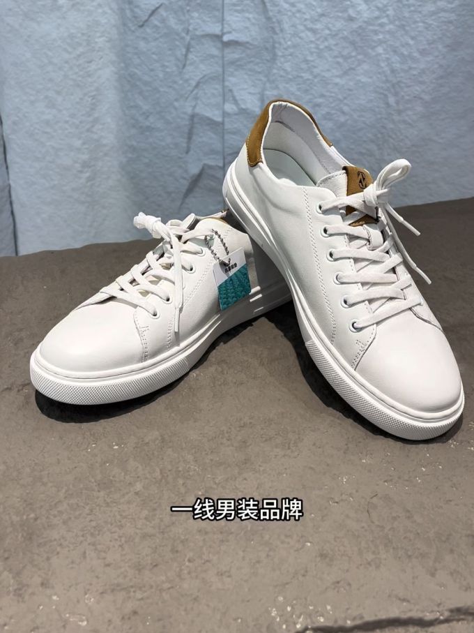 低帮 松紧带 皮革