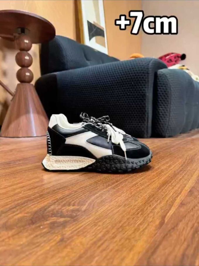 低帮 系带 皮革 