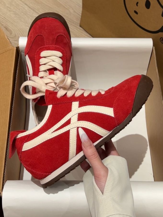 高帮 系带 皮革 