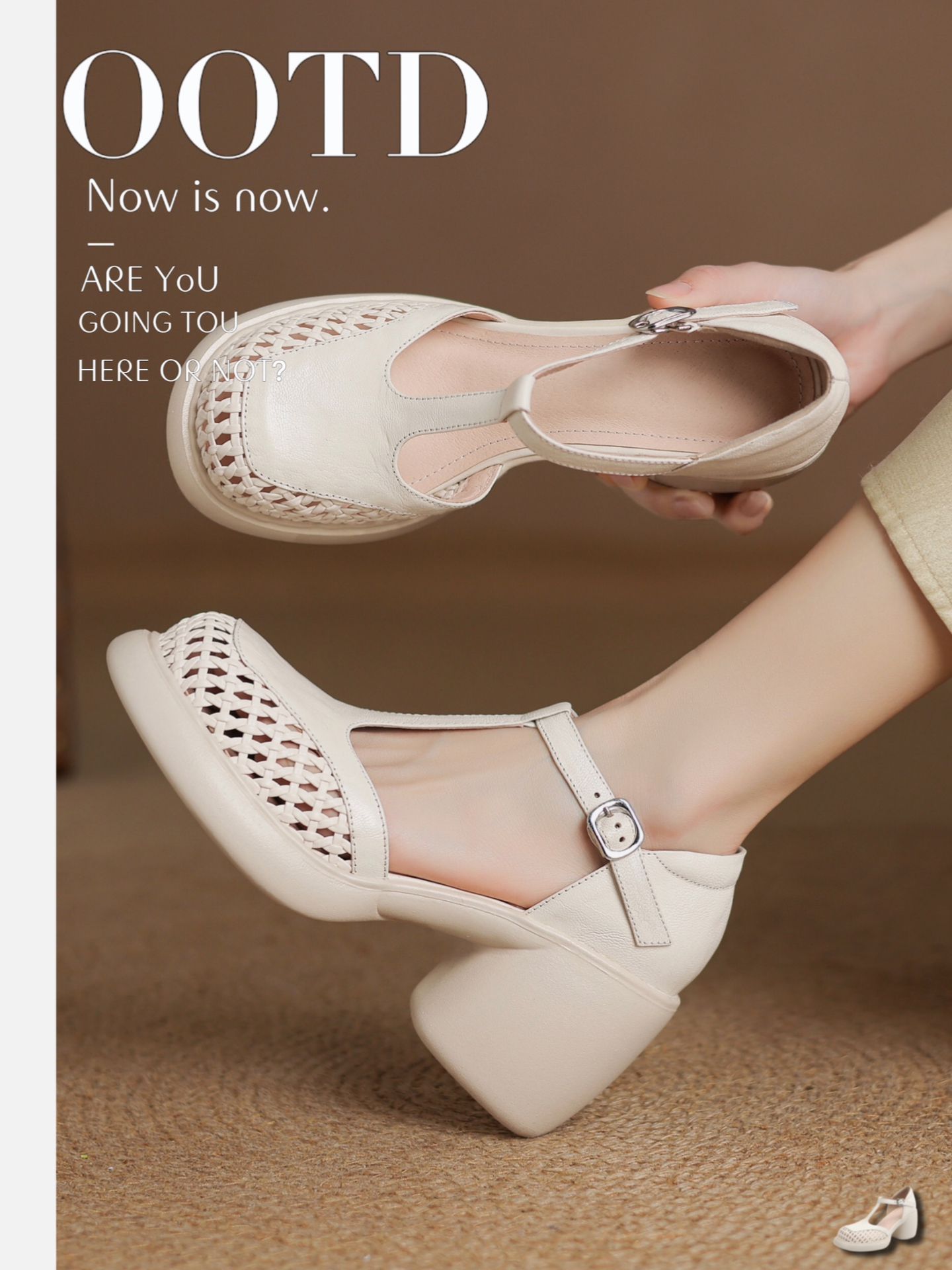 袢扣 浅口鞋  - VALI鞋履AI设计主图