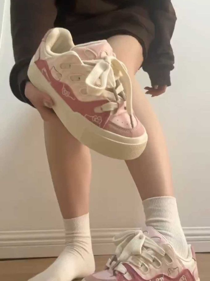 低帮 系带 布面 