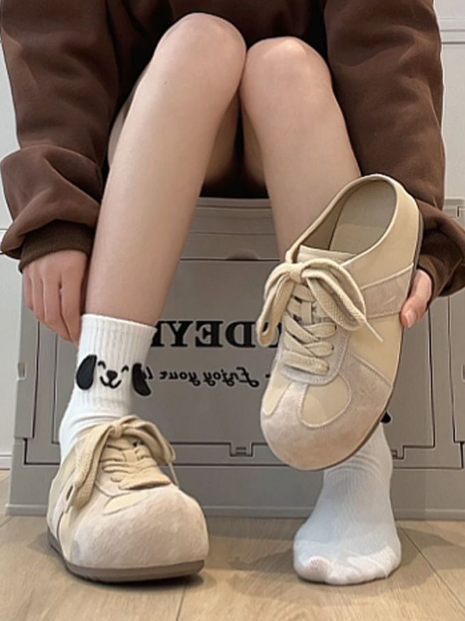 低帮 系带 皮革 