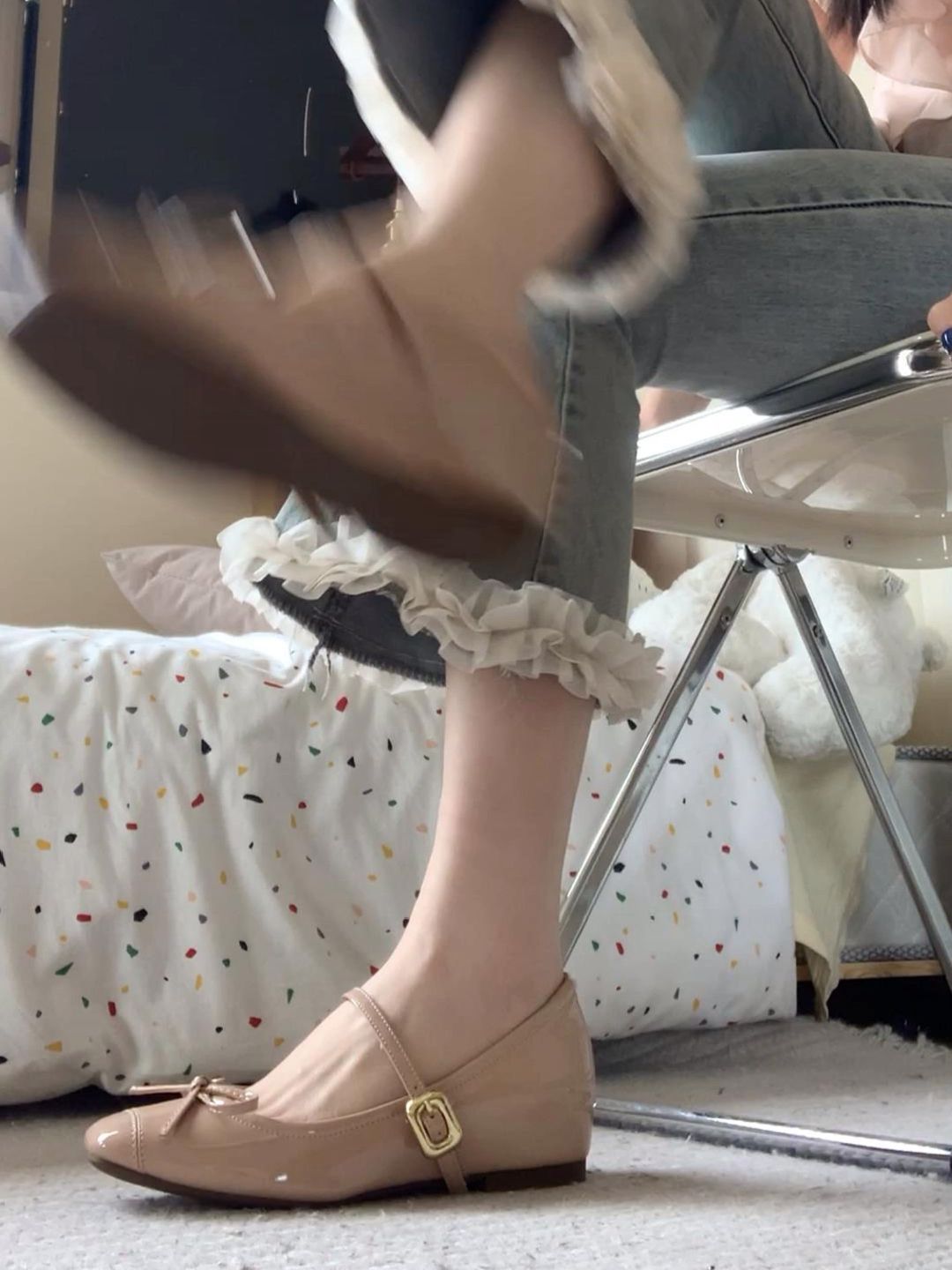 袢扣 浅口鞋 皮革  - VALI鞋履AI设计主图