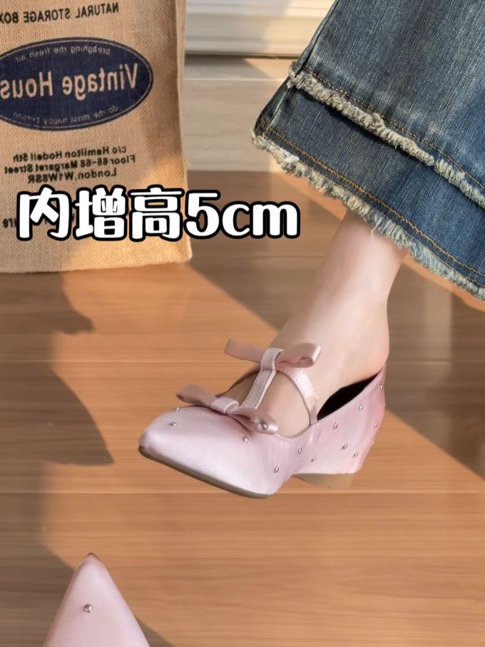 浅口鞋 网纱 