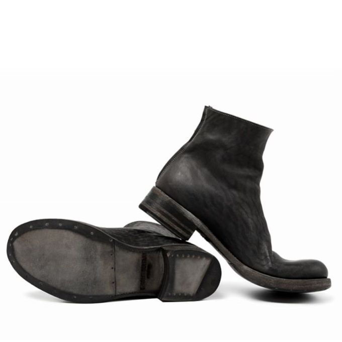 低跟 粗跟 皮革 