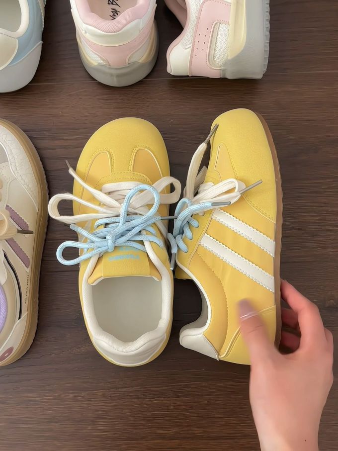 低帮 系带 皮革 