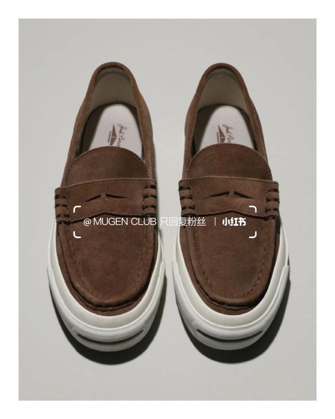 圆头 低帮 一脚蹬 深口鞋 皮革 