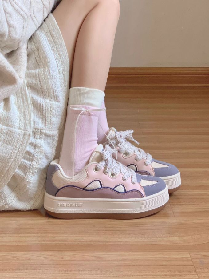 低帮 系带 皮革 