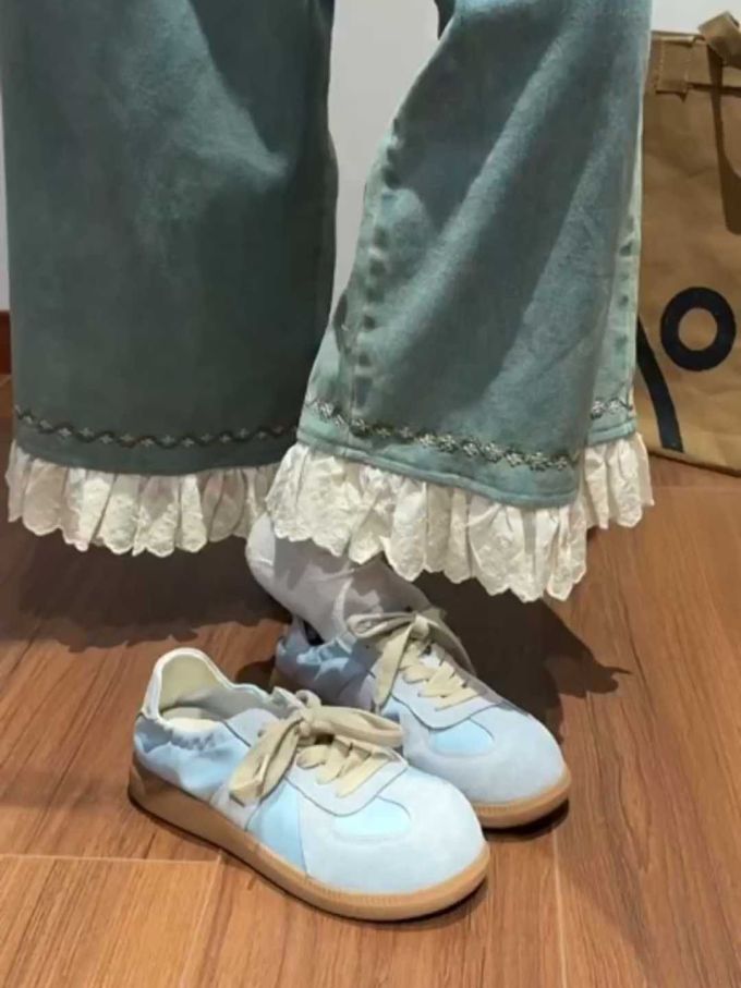 低帮 系带 皮革 