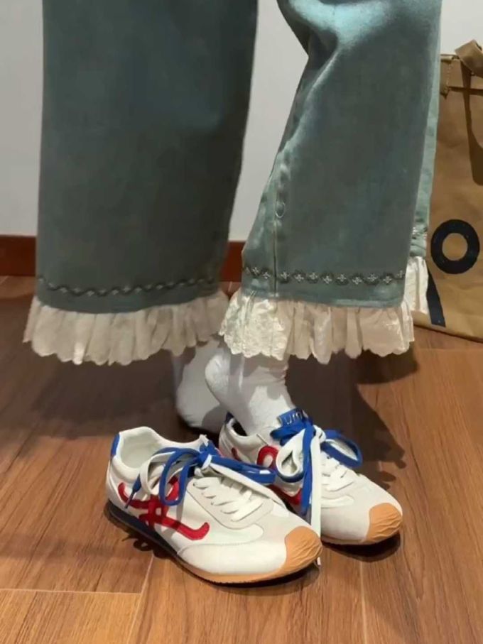 低帮 系带 皮革