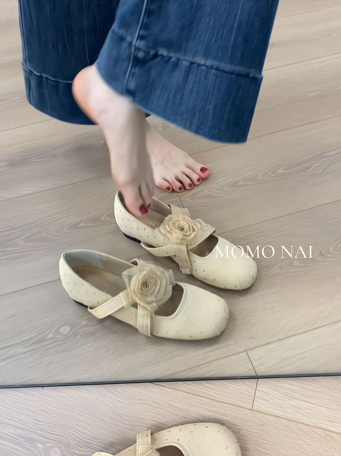 方头 中口鞋 皮革 