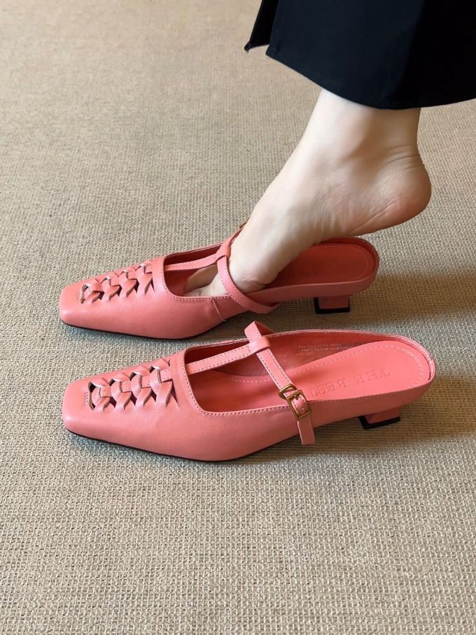 袢扣 中口鞋 皮革 