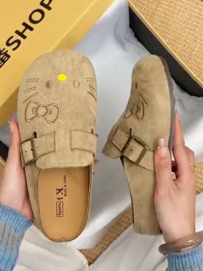 低帮 深口鞋 皮革 