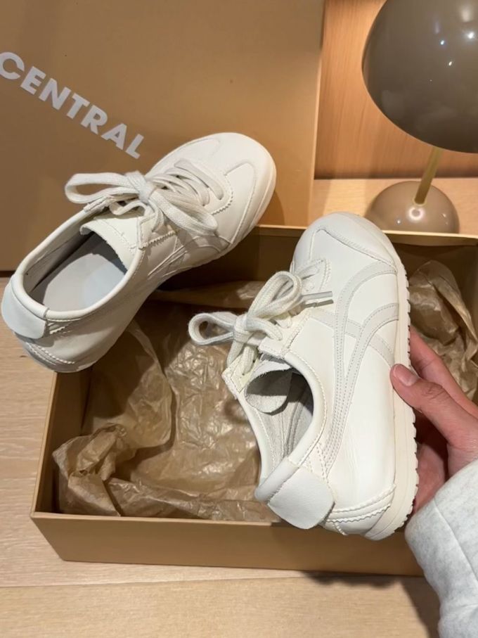 低帮 系带 皮革 