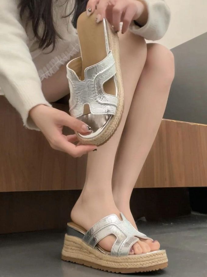 棉麻 S型 抹胸领 无袖 拼接 边缘装饰 岩脊色 月光灰色