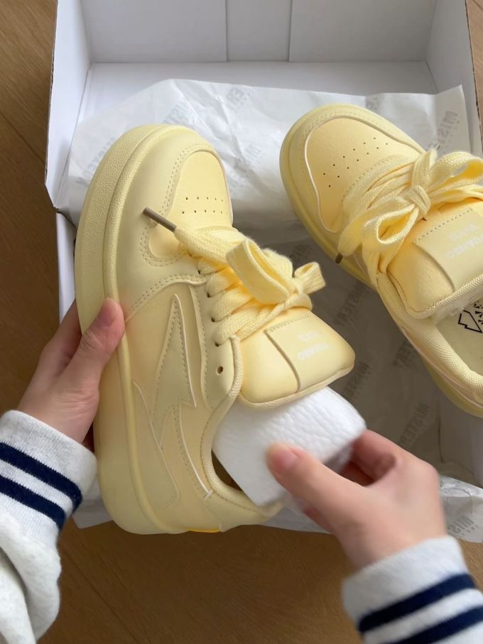 低帮 系带 魔术贴 皮革 