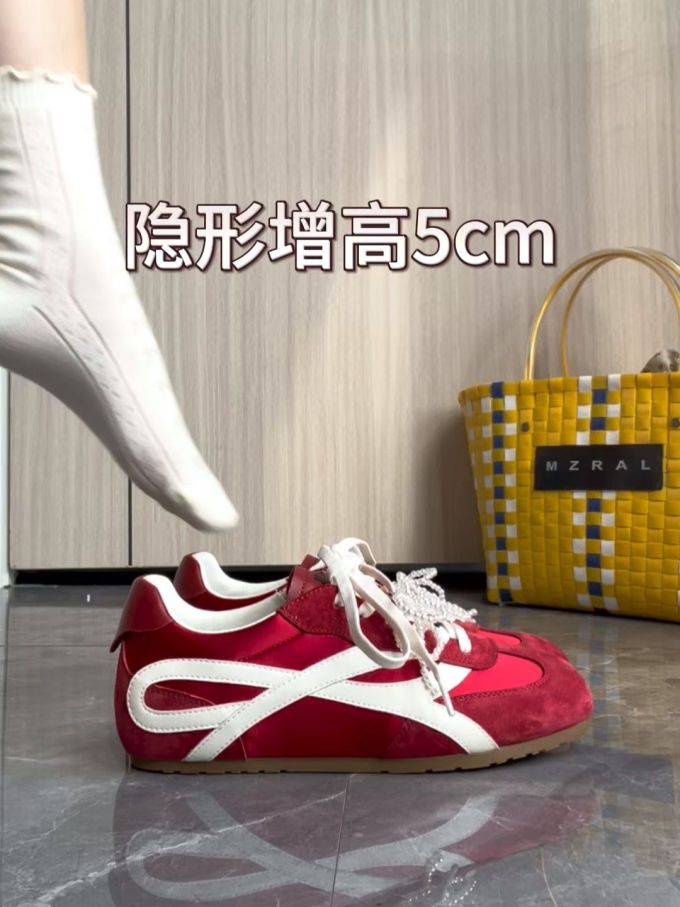 低帮 系带 皮革 