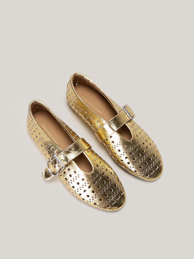 圆头 袢扣 中口鞋 皮革 