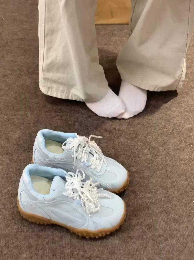 低帮 系带 皮革 