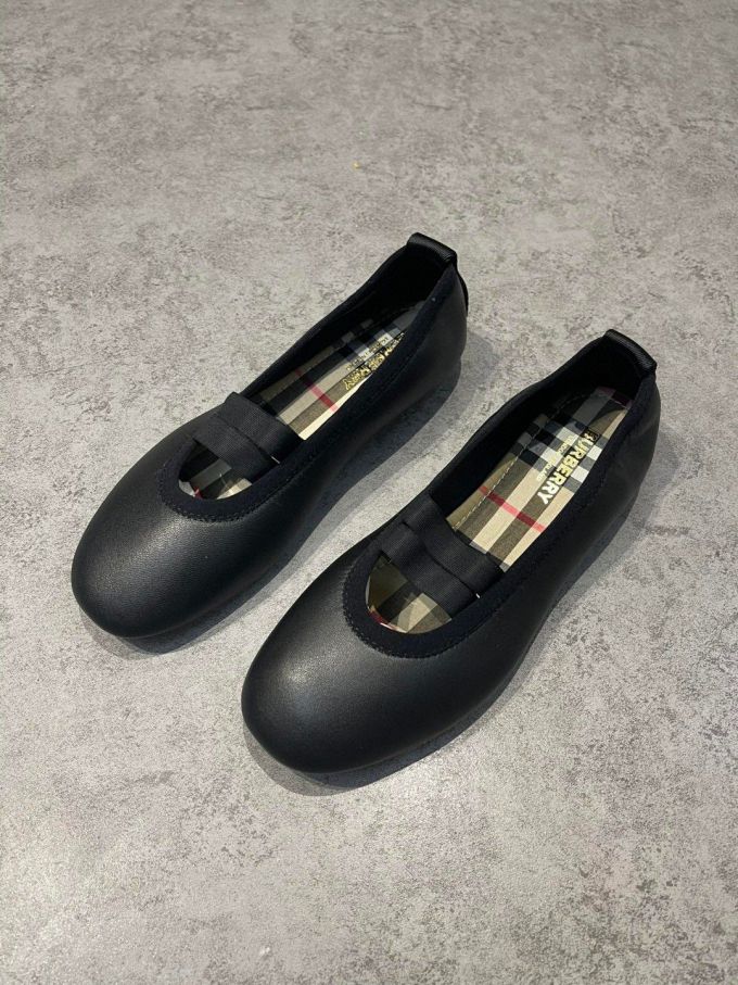 圆头 松紧带 中口鞋 皮革 