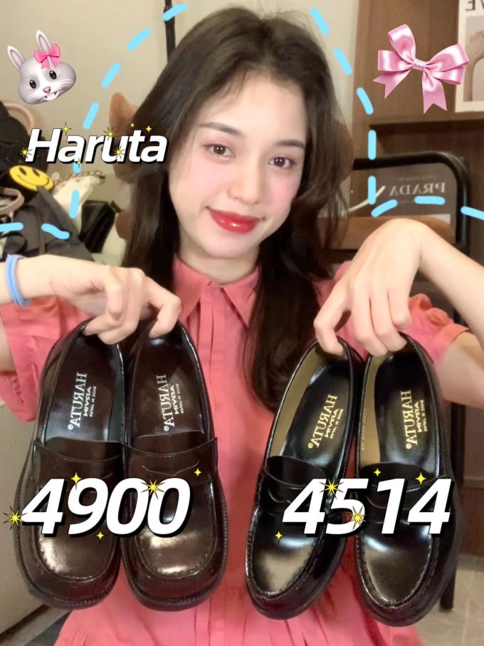 圆头 低帮 一脚蹬 深口鞋 皮革