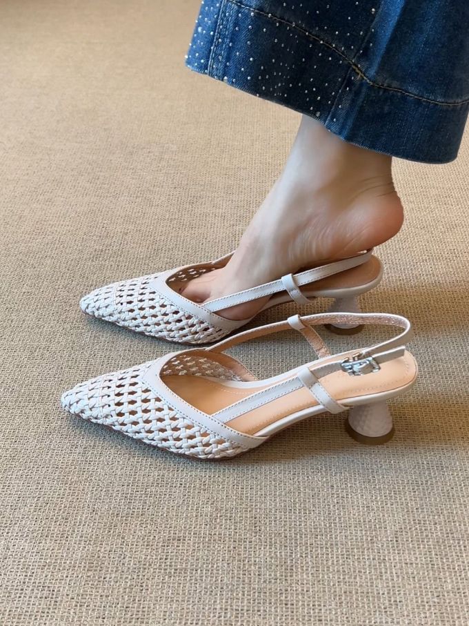 无帮 袢扣 皮革 