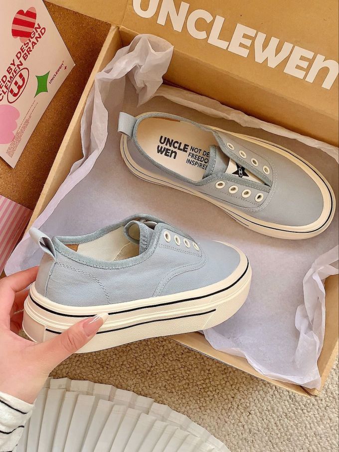 低帮 系带 布面 