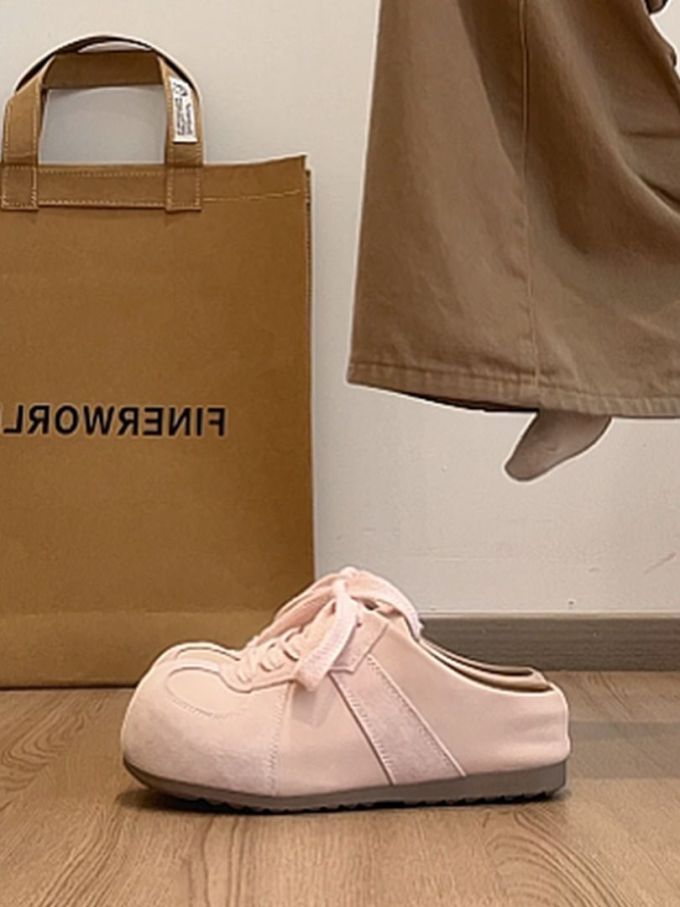 低帮 系带 布面 