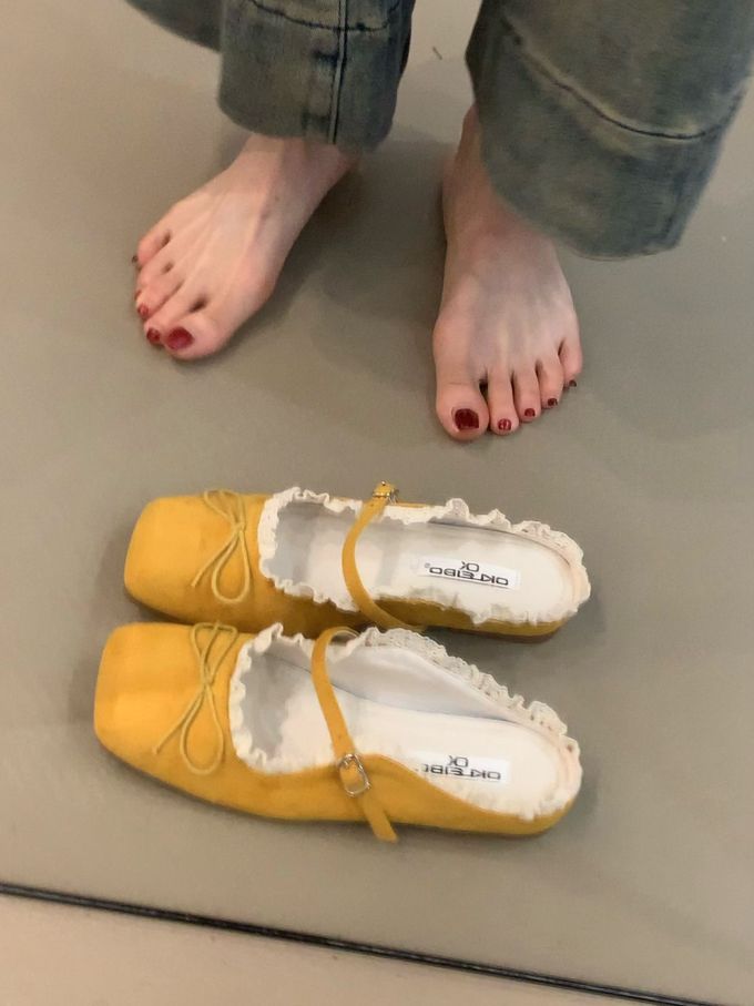 方头 袢扣 中口鞋 皮革 
