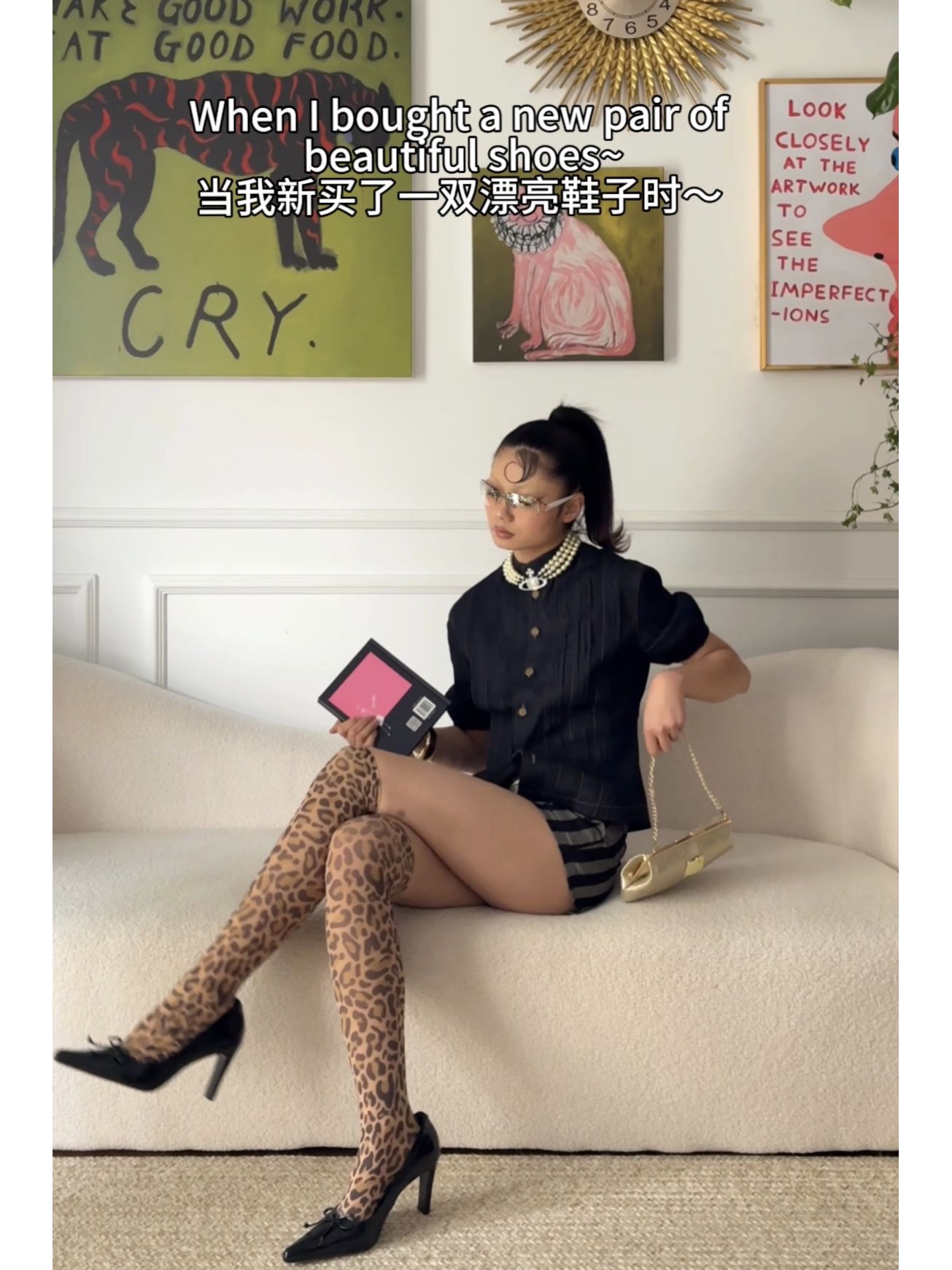 中跟 细跟 尖头 皮革  - VALI鞋履AI设计主图