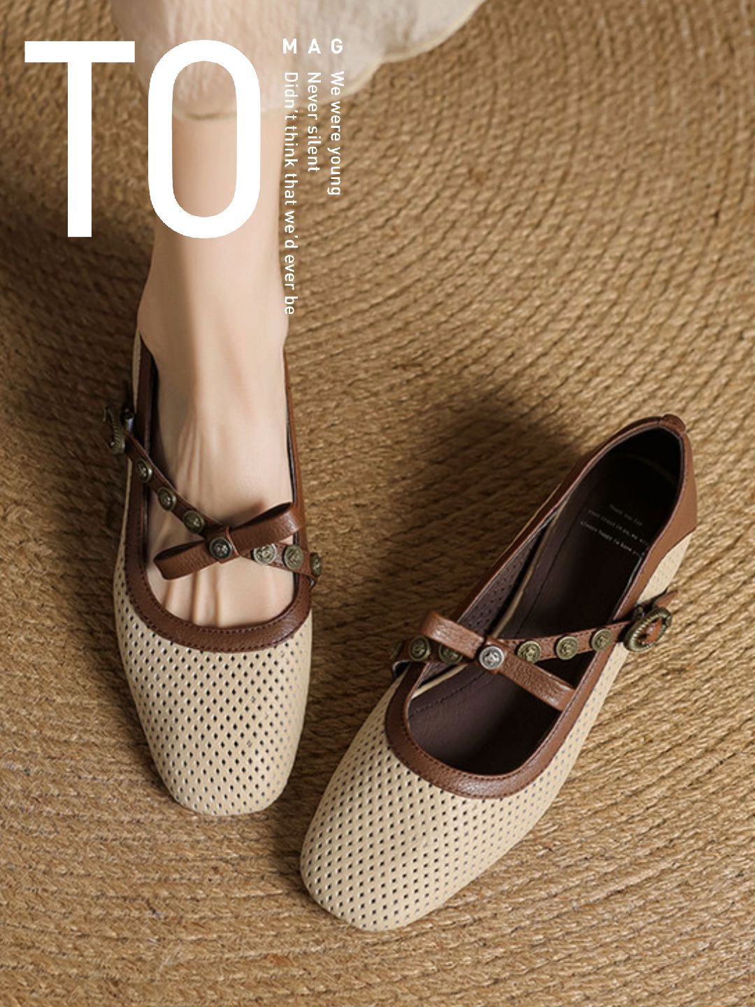 圆头 袢扣 中口鞋 皮革  - VALI鞋履AI设计主图