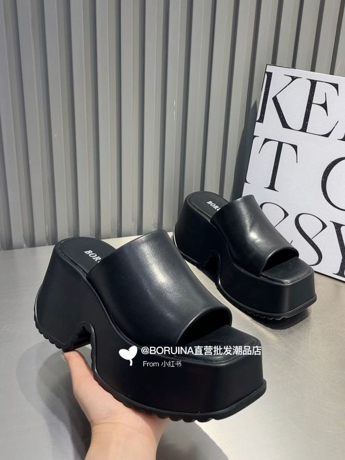 无帮 皮革 