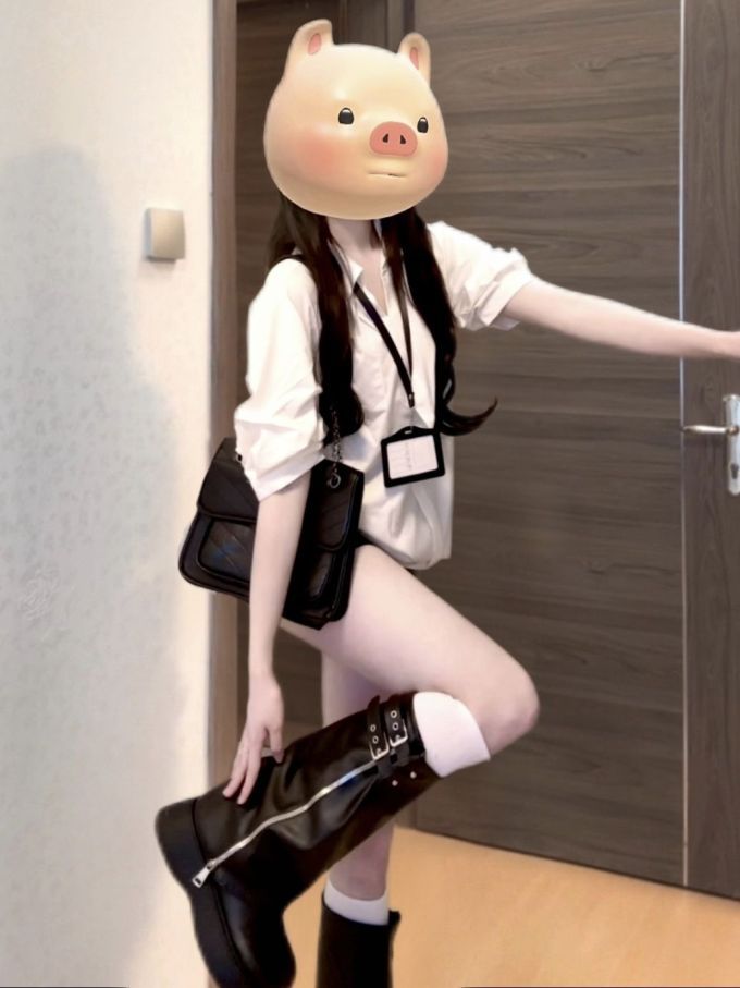 棉麻 衬衫领 中袖 基础袖 椰奶 基础扣饰 甜妹风 甜美