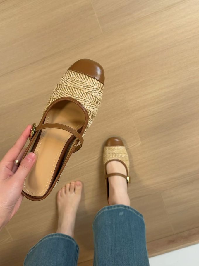 圆头 袢扣 中口鞋 