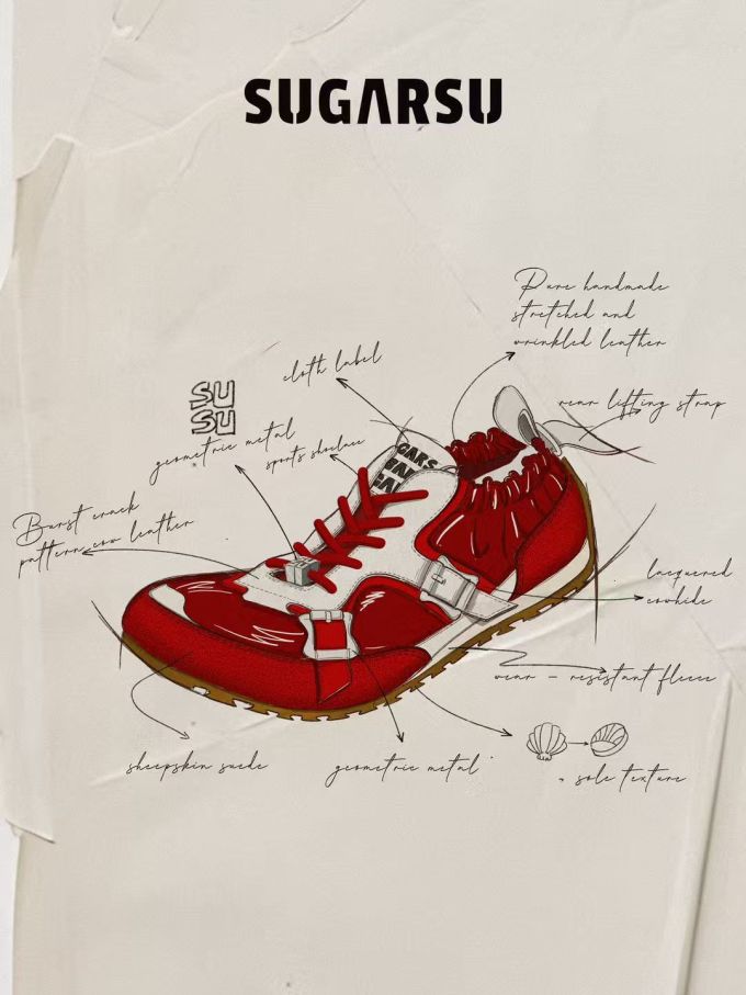 低帮 系带 皮革 