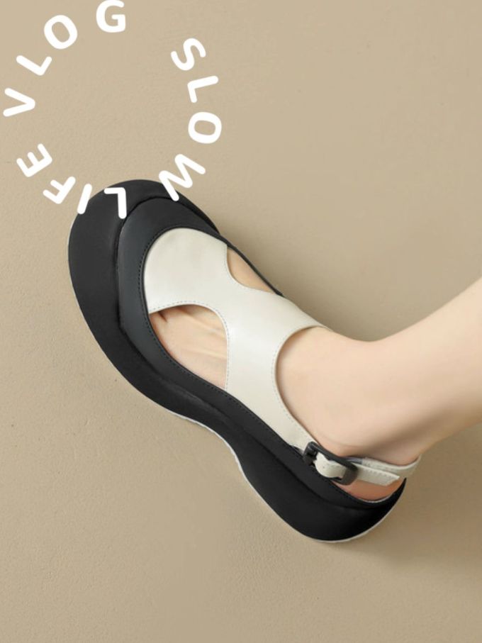 无帮 袢扣 皮革 