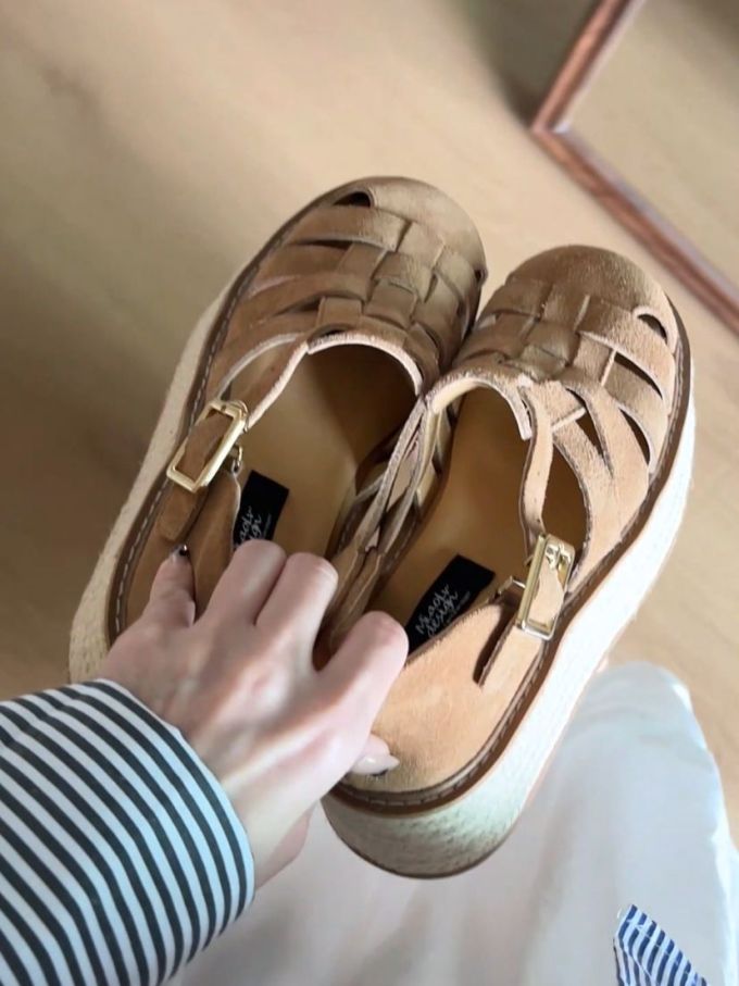 无帮 袢扣 皮革 