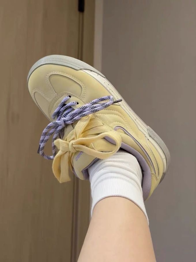 低帮 系带 皮革 