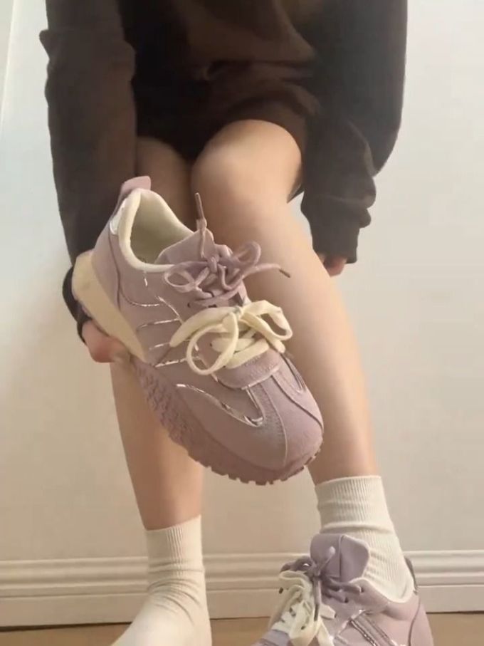 低帮 系带 皮革 
