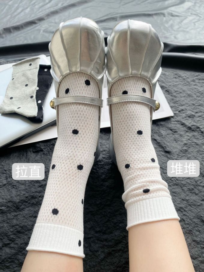 方头 中口鞋 皮革 
