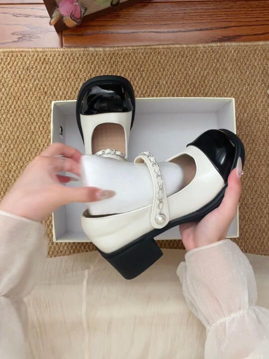 中口鞋 皮革 